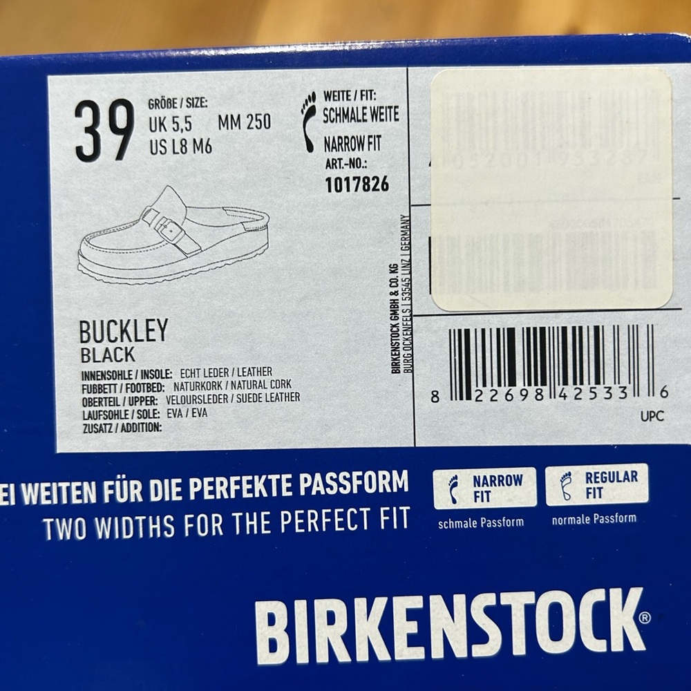 Buckley Black Suede Birkenstock - Picture 6 of 6